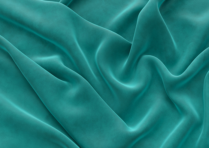 Odessa Velvet, Peacock - Roman Blind - Image 4